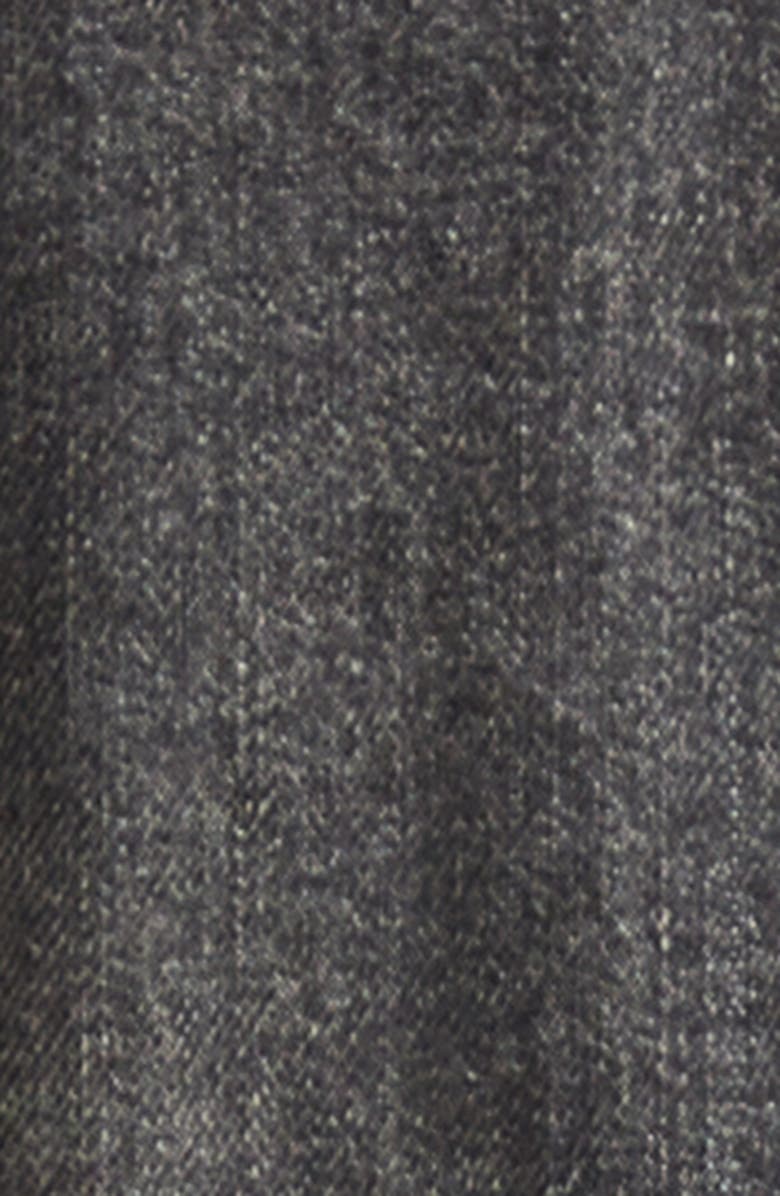 Fear of God Denim Trucker Jacket, Alternate, color, Worn Black Worn Black