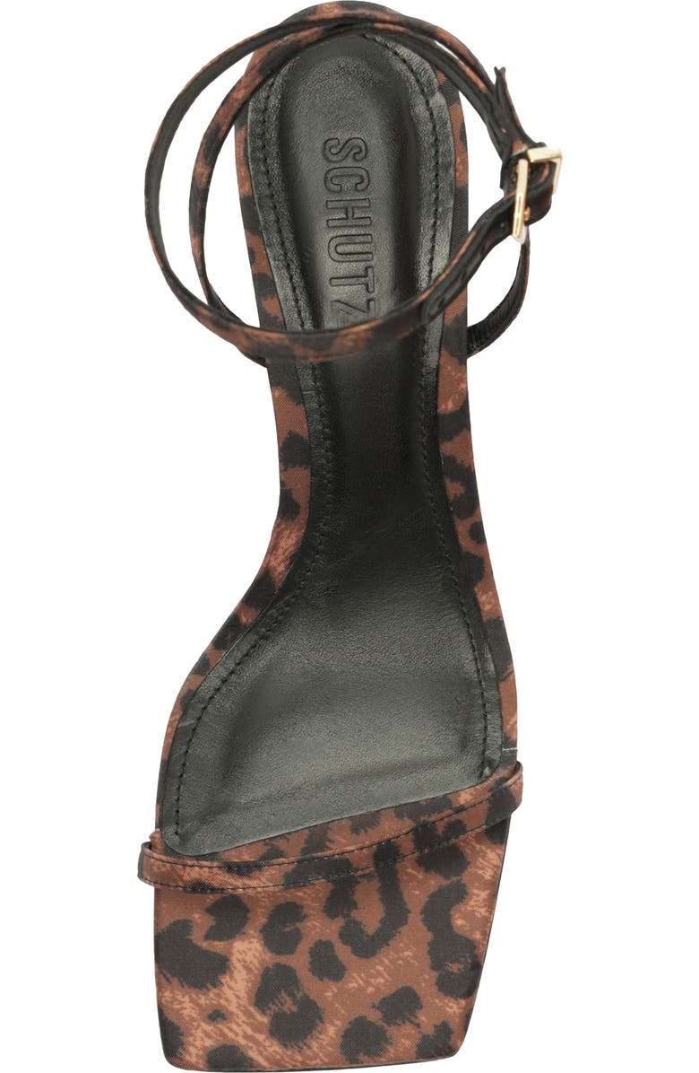 Schutz Sam Square Toe Ankle Strap Sandal, Alternate, color,