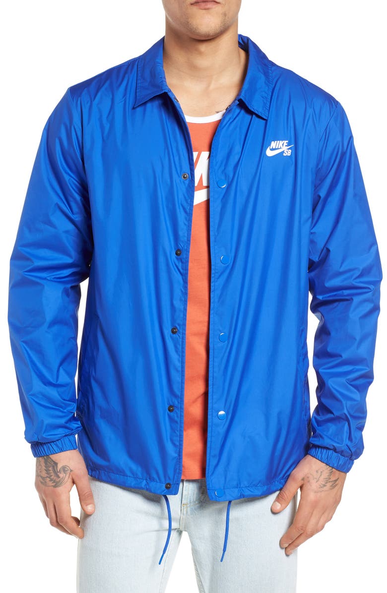 Nike SB Shield Coach's Jacket, Main, color, 