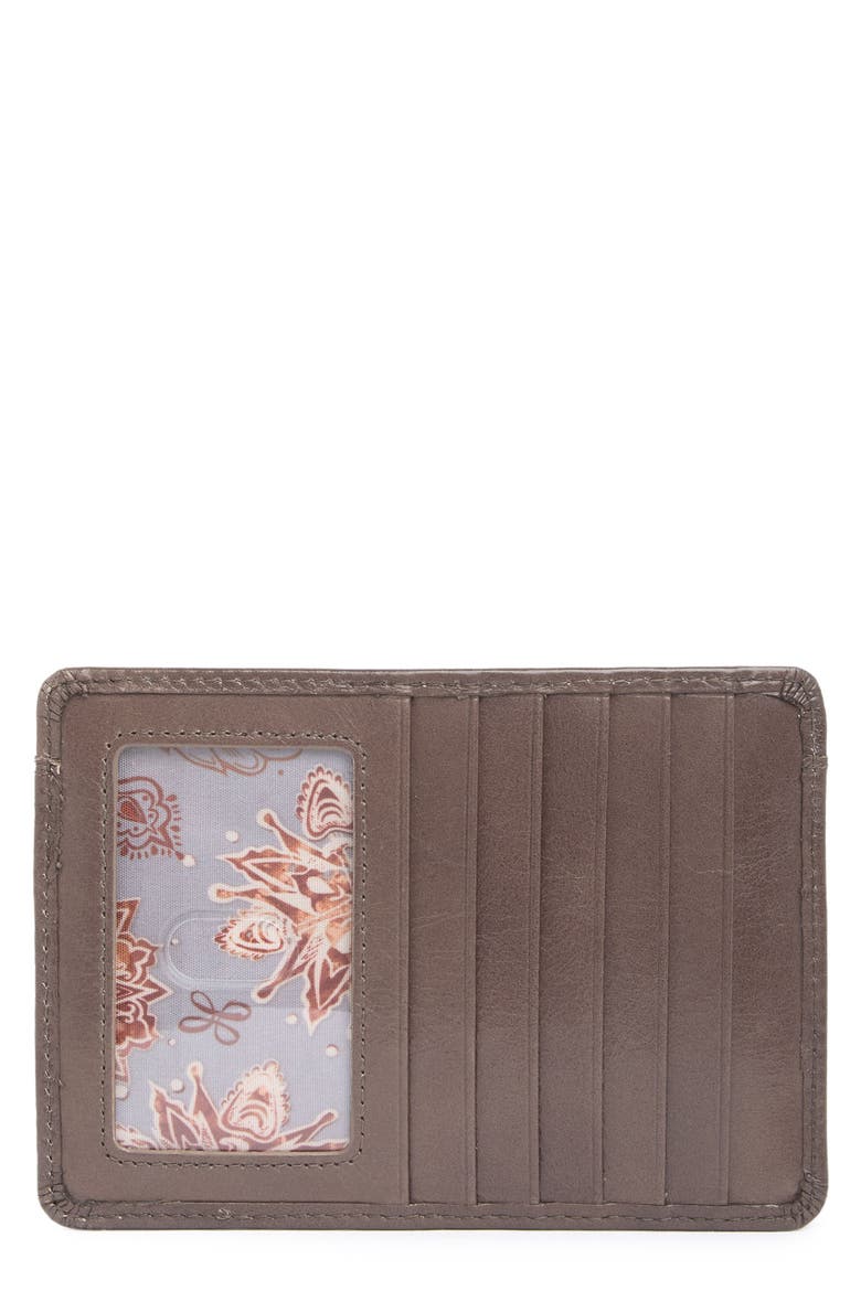 Euro Slide Credit Card Case Holder, Alternate, color, FLINT