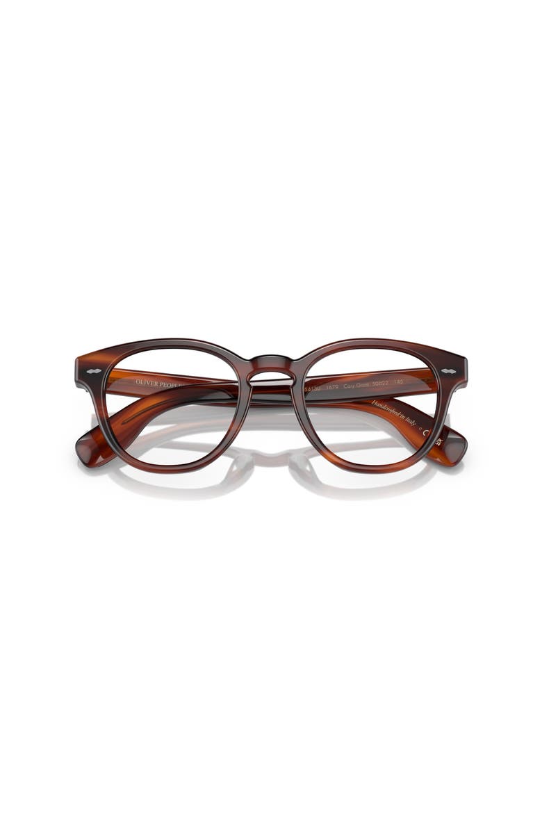 50mm Round optical glasses, Alternate, color, Tortoise