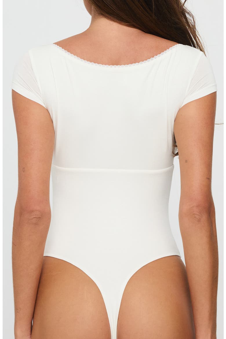 Loveydove Bodysuit, Alternate, color, WHITE