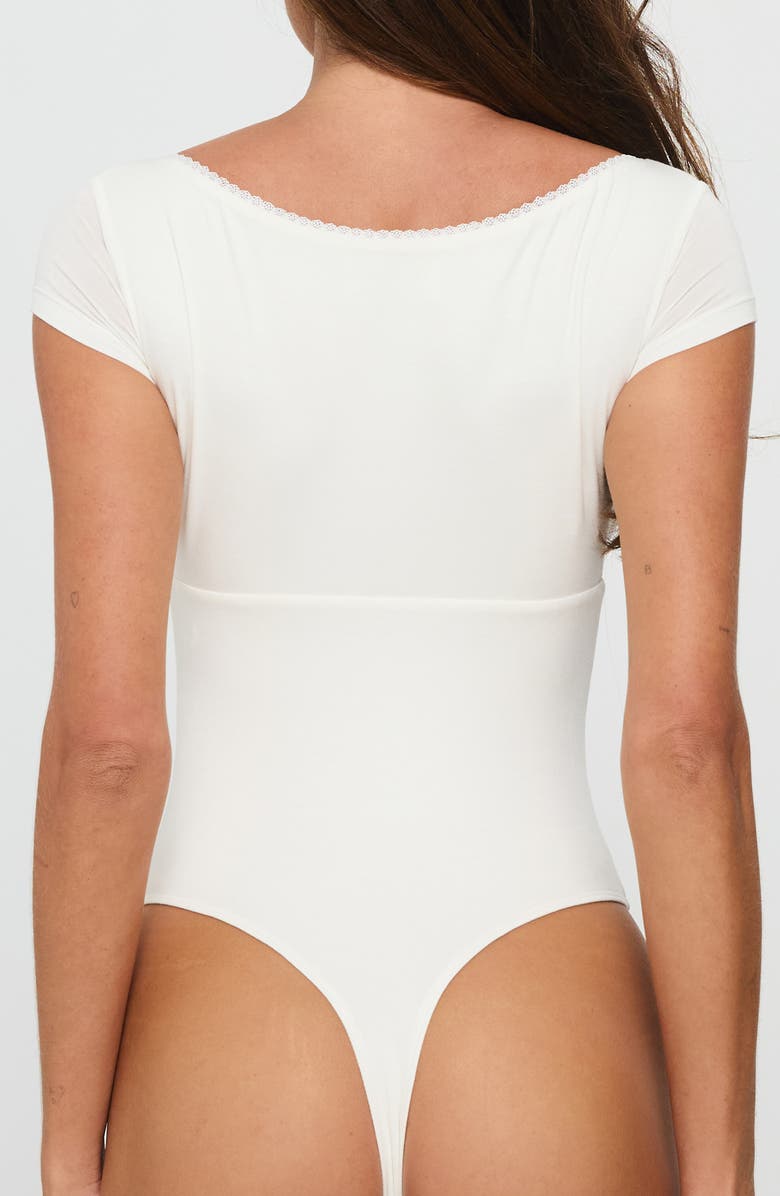 Princess Polly Loveydove Bodysuit, Alternate, color, White