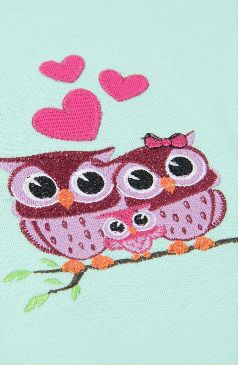 Leveret Girls Matching Doll Printed Cotton Pajamas, Animal & Seasonal Prints, Alternate, color, Owl