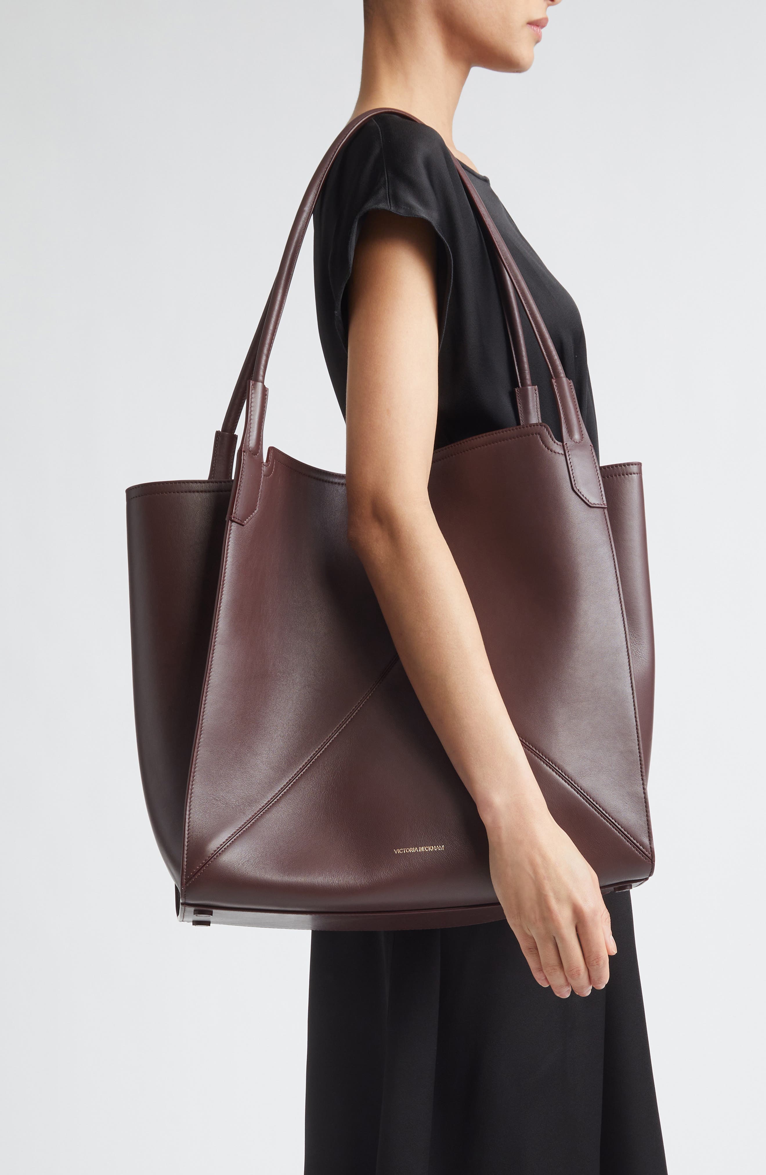 Victoria Beckham Victoria Leather Tote (Women) | Nordstrom