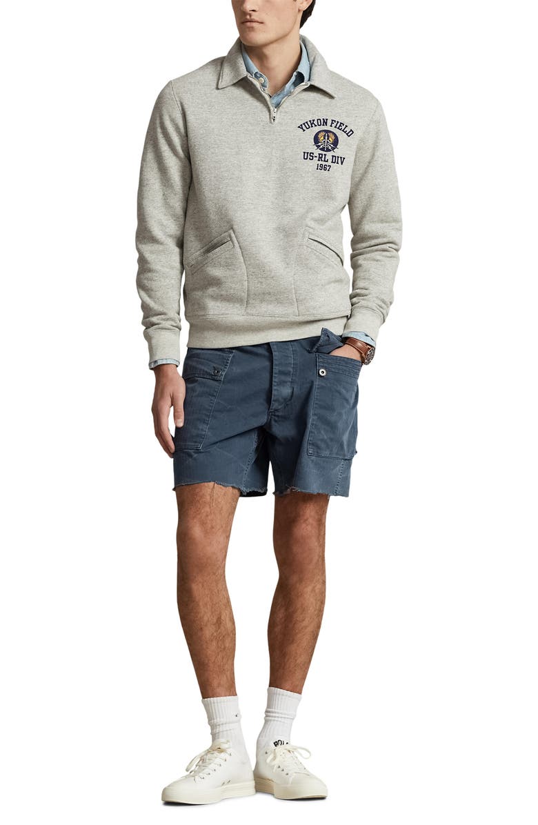 Polo Ralph Lauren Fleece Quarter Zip Pullover, Alternate, color, 