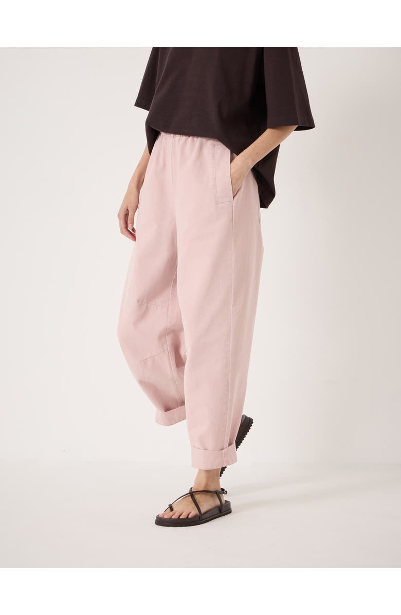 Hush Jack Barrel Leg Pull On Trouser, Alternate, color, Pale Pink