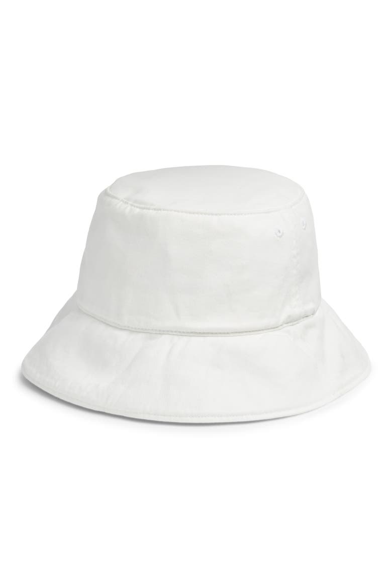 Cotton Twill Bucket Hat, Alternate, color, EGRET