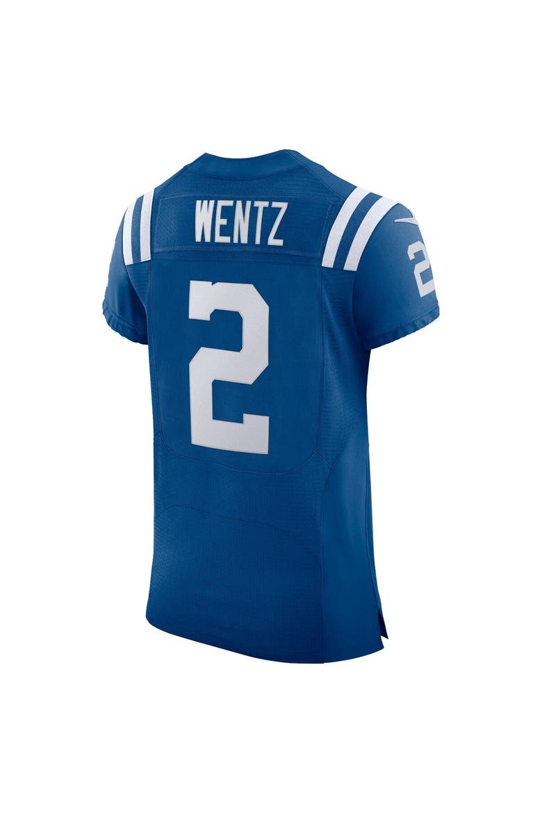 Men's Nike Carson Wentz Royal Indianapolis Colts Vapor Elite Player Jersey, Alternate, color, Royal