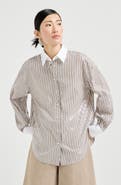 Brunello Cucinelli Dazzling stripes shirt