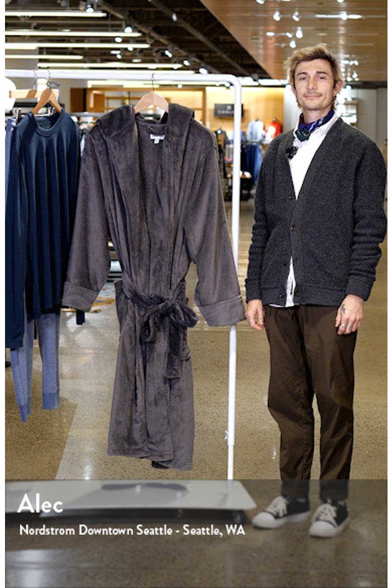 Fleece Hooded Robe video