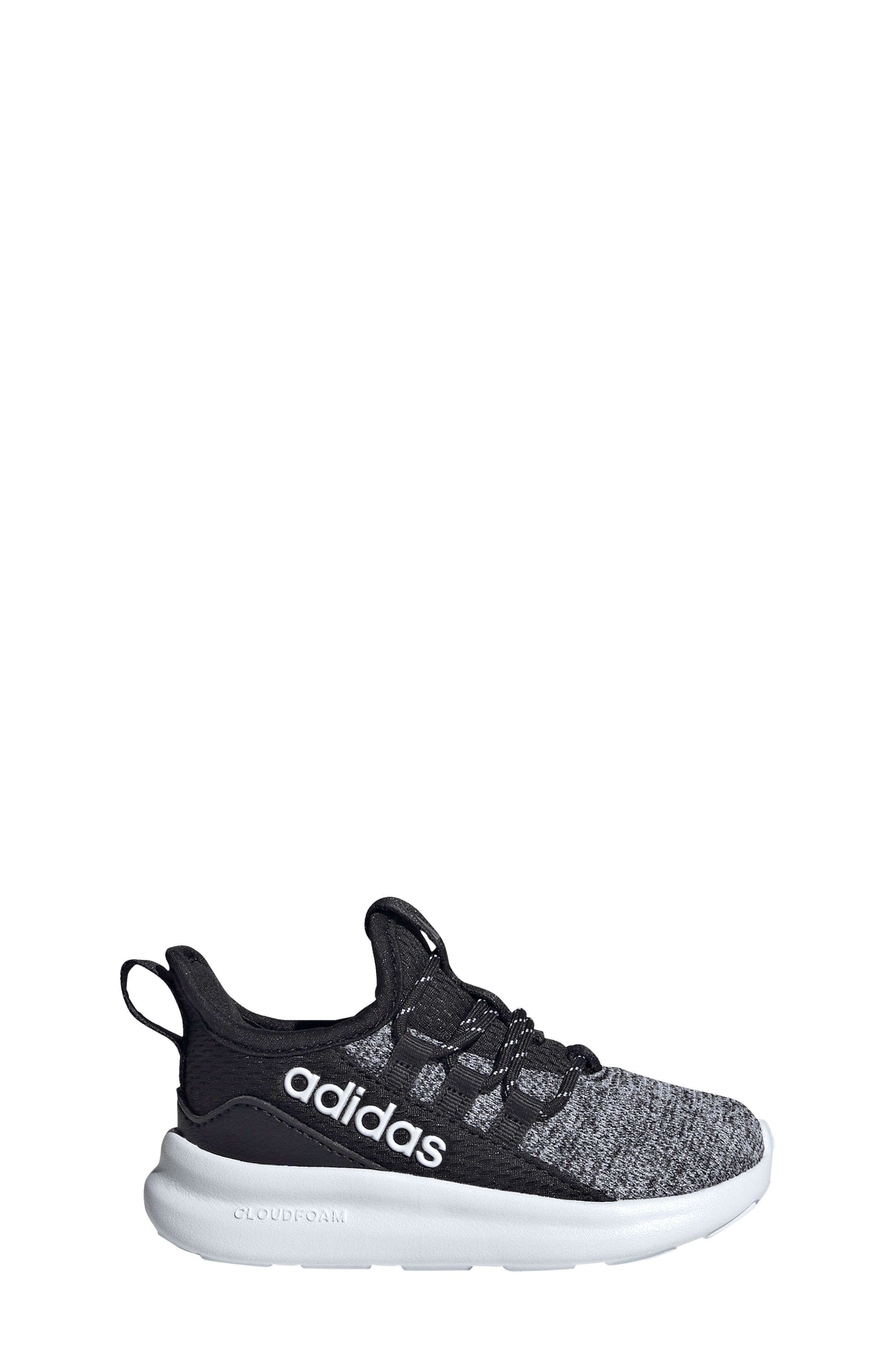 adidas Kids' Lite Racer Adapt 8.0 Sneaker, Alternate, color, Core Black/ Footwear White