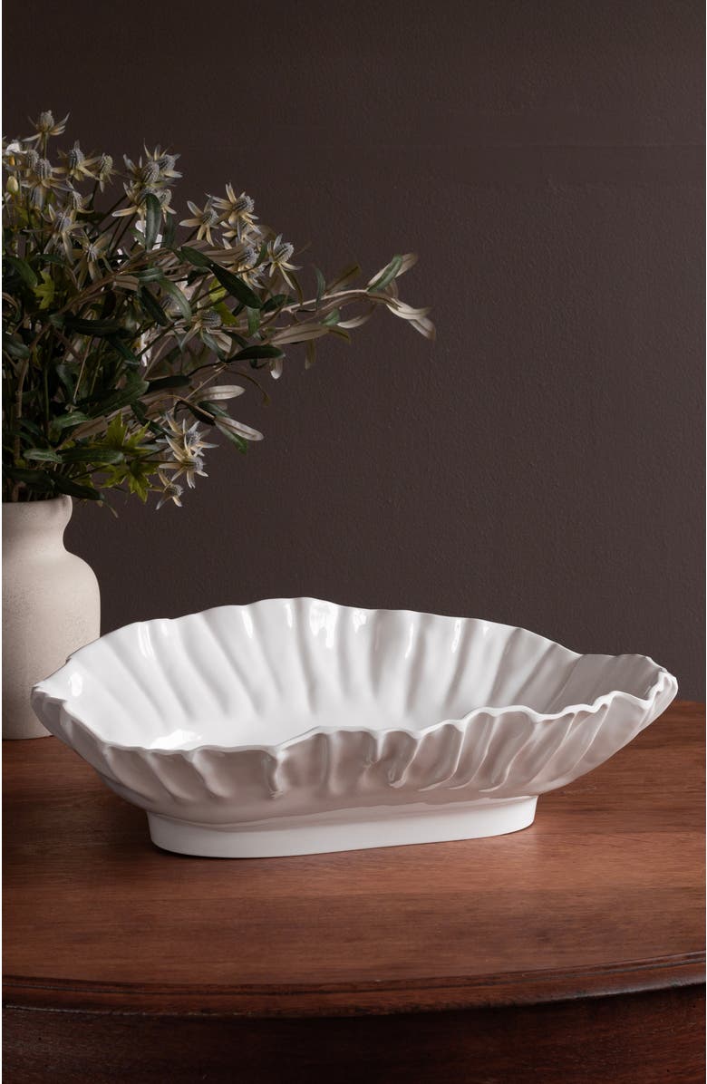 BEATRIZ BALL Collection VIDA Bloom Large Oval Bowl, Alternate, color, White