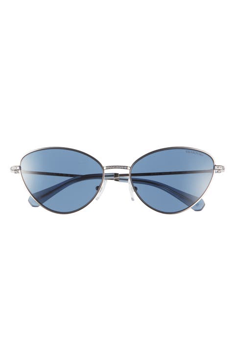 58mm Cat Eye Sunglasses