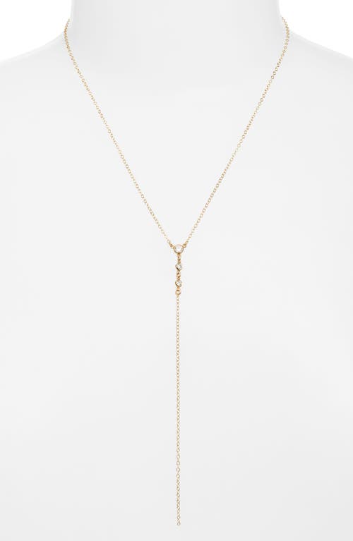 Set & Stones Miley Lariat Necklace In Gold