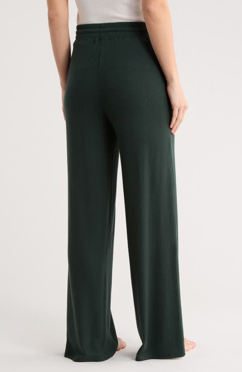 Abound Easy Cozy Wide Leg Pajama Pants In Green