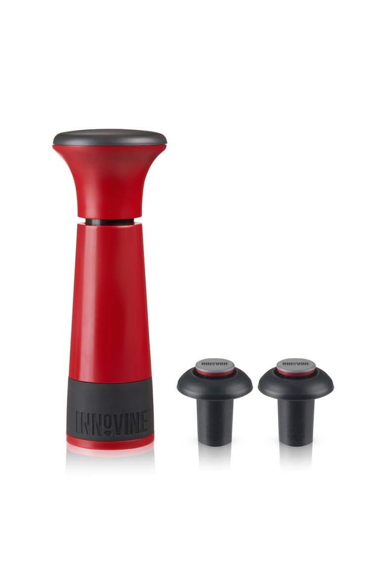 Vacuum Pump Wine Saver, Main, color, Raspberry