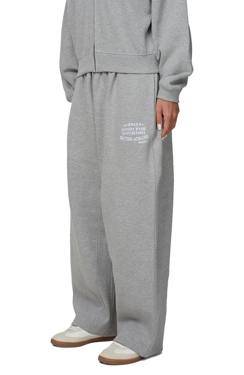 Good For Nothing Wide Leg Icarus Joggers, Alternate, color, Grey