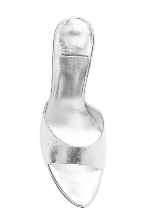 Jeffrey Campbell Agent Slide Sandal In Silver