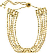Panacea Multi Row Slider Bracelet