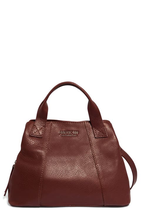 Ada Tripe Entry Leather Crossbody Bag
