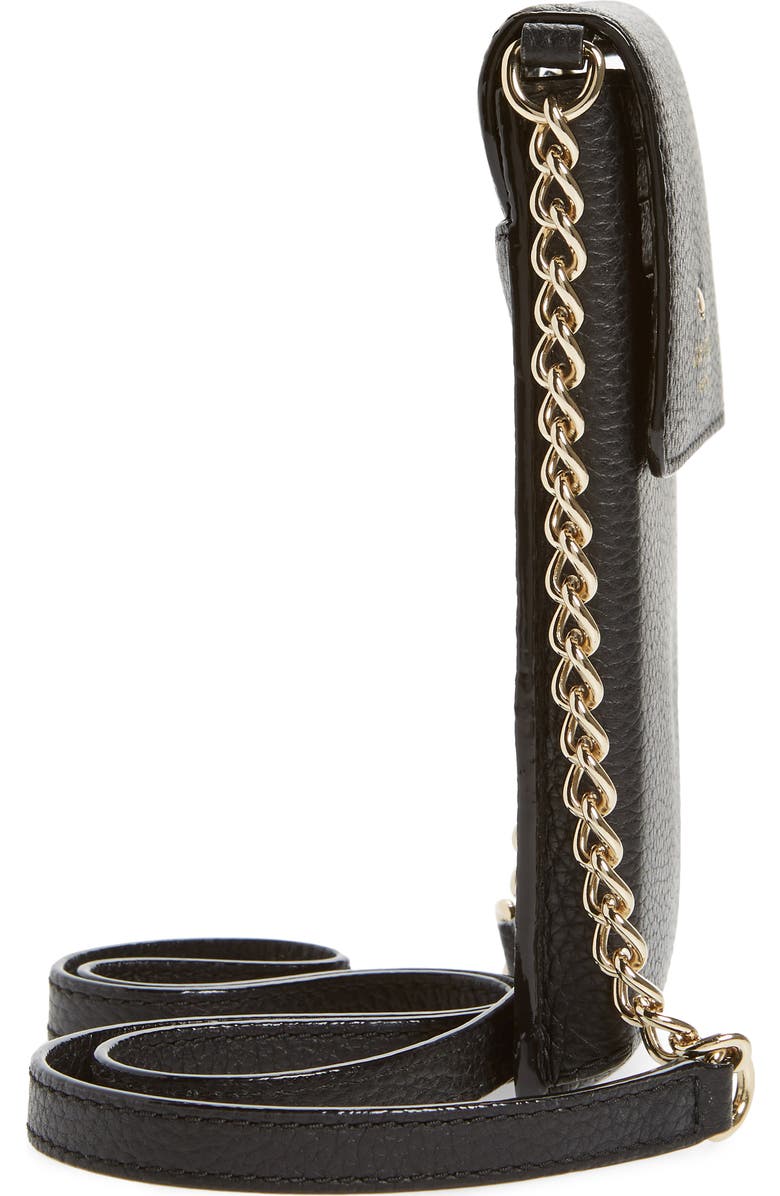 Kate Spade New York north/south leather smartphone crossbody bag, Alternate, color,