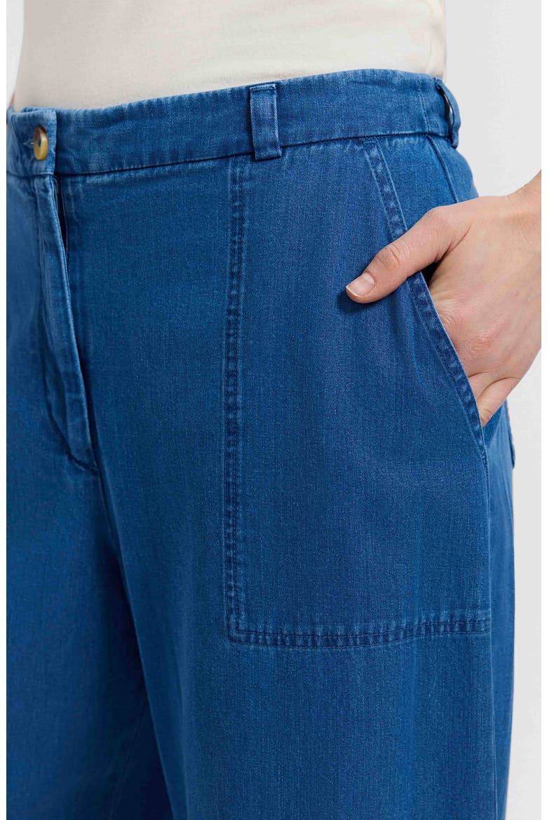 Blaire Wide Leg Denim Pants, Alternate, color, MEDIUM WASH