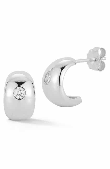 GLAZE JEWELRY Cubic Zirconia Small Hoop Earrings