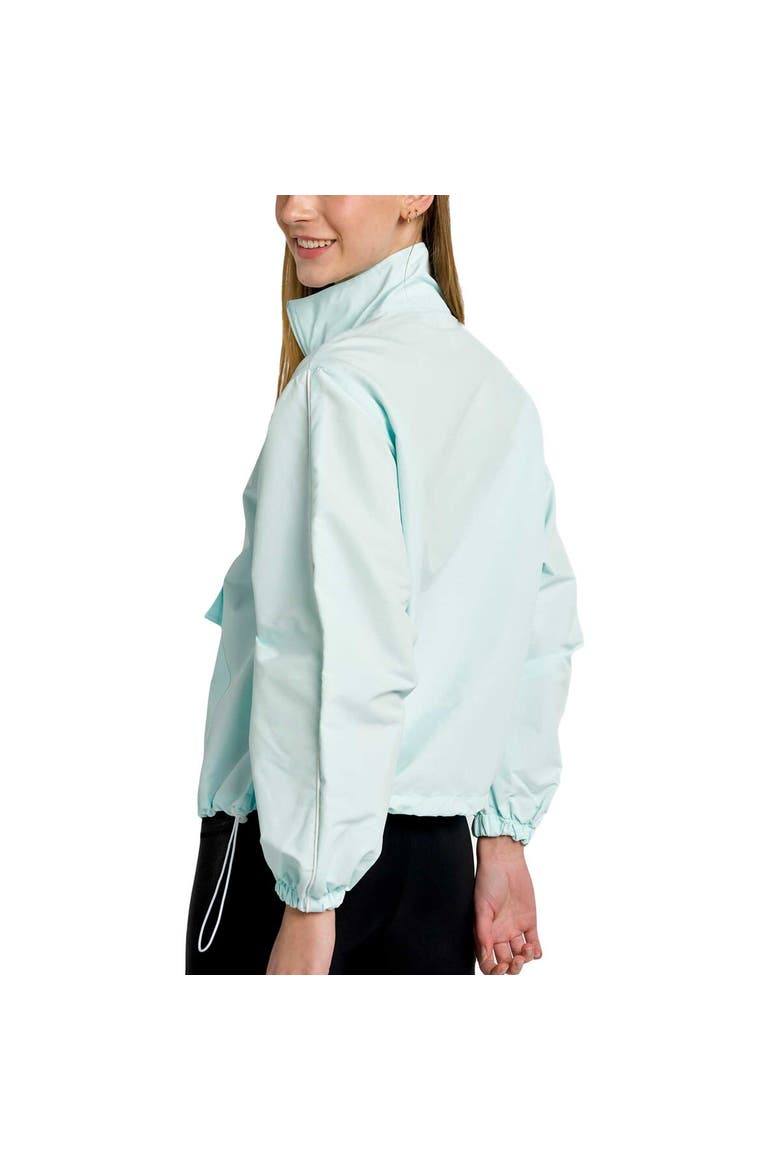 Women's Lusso Light Blue New York Yankees Parker Half-Zip Jacket, Alternate, color, Light Blue