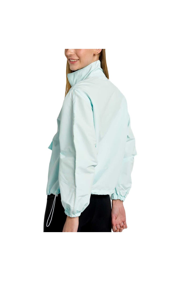 LUSSO Women's Lusso Light Blue New York Yankees Parker Half-Zip Jacket, Alternate, color, Light Blue