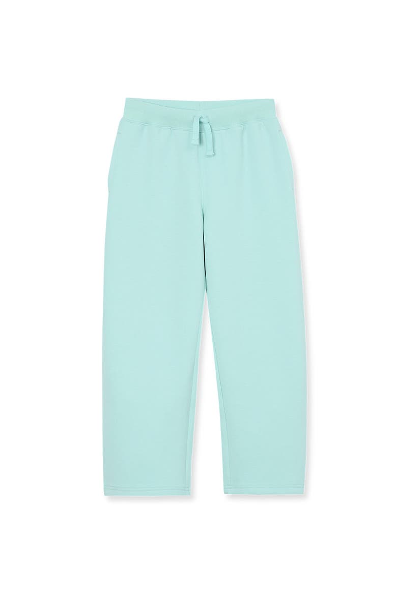 Girls Plus Wide Leg Knit Pants, Alternate, color, Aruba Blue