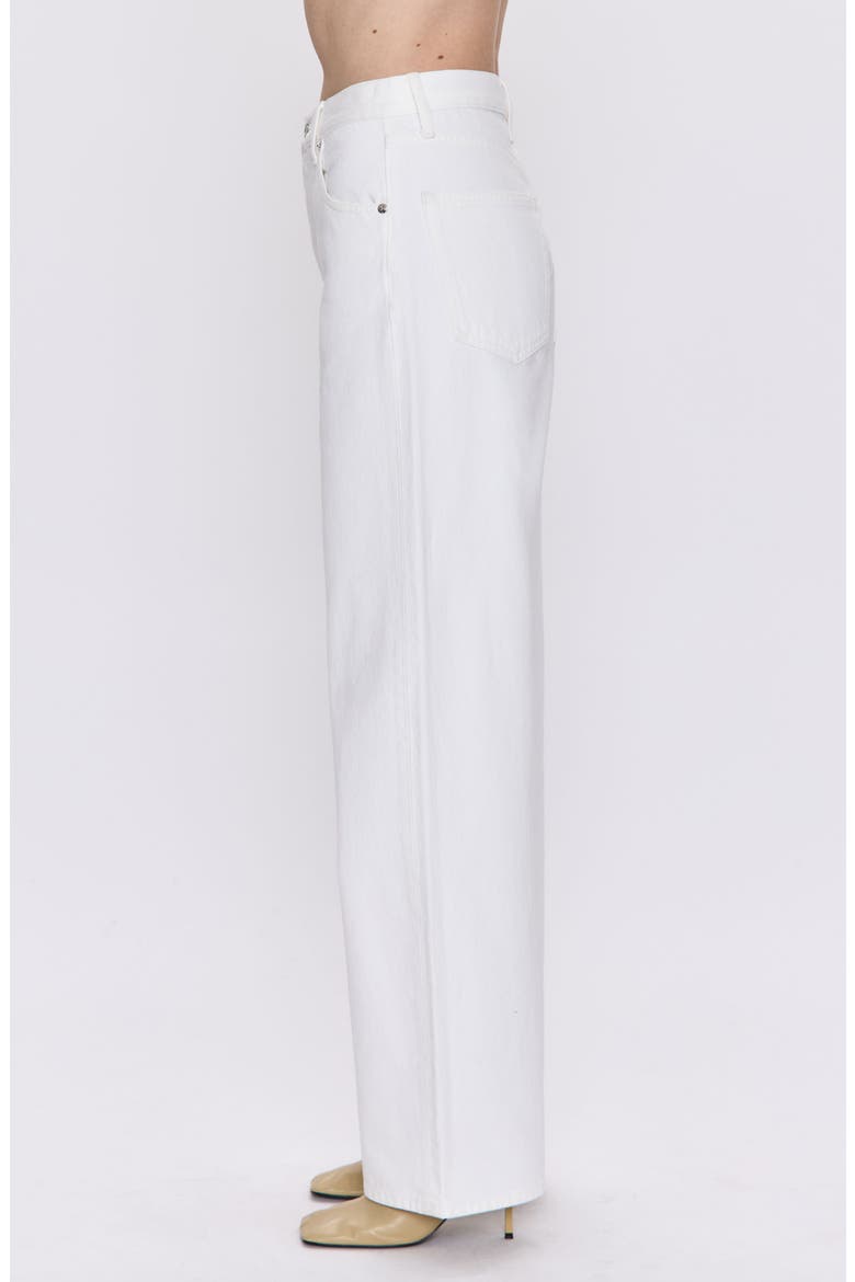 Tate High Waist Wide Leg Jeans, Alternate, color, PAPER WHITE