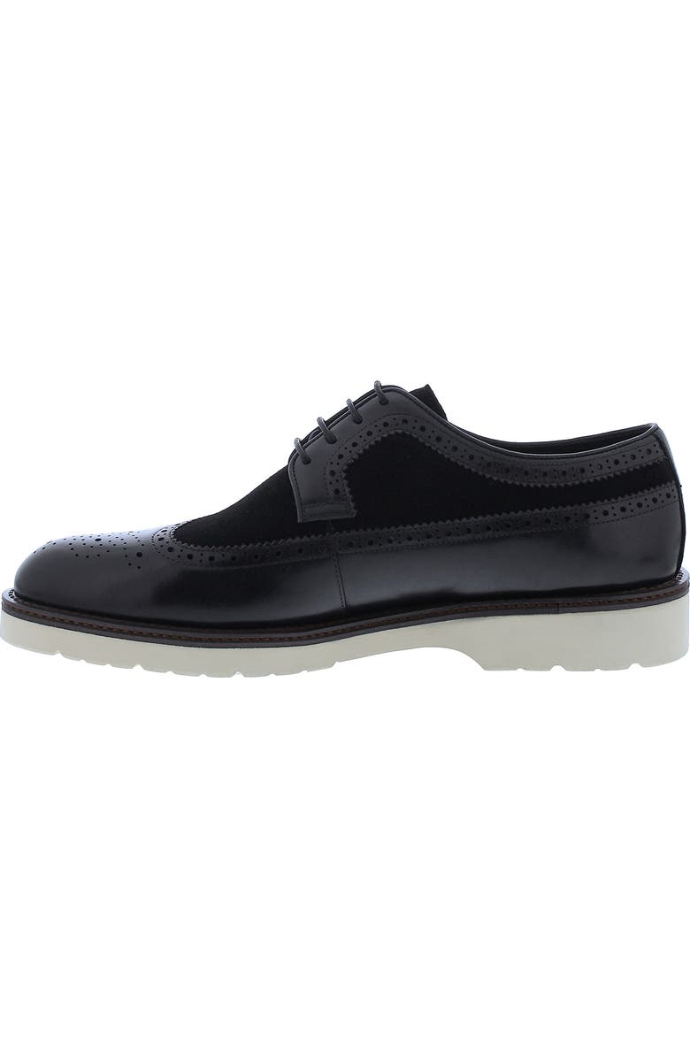 Penny Lane Compton Wingtip Derby, Alternate, color, Black
