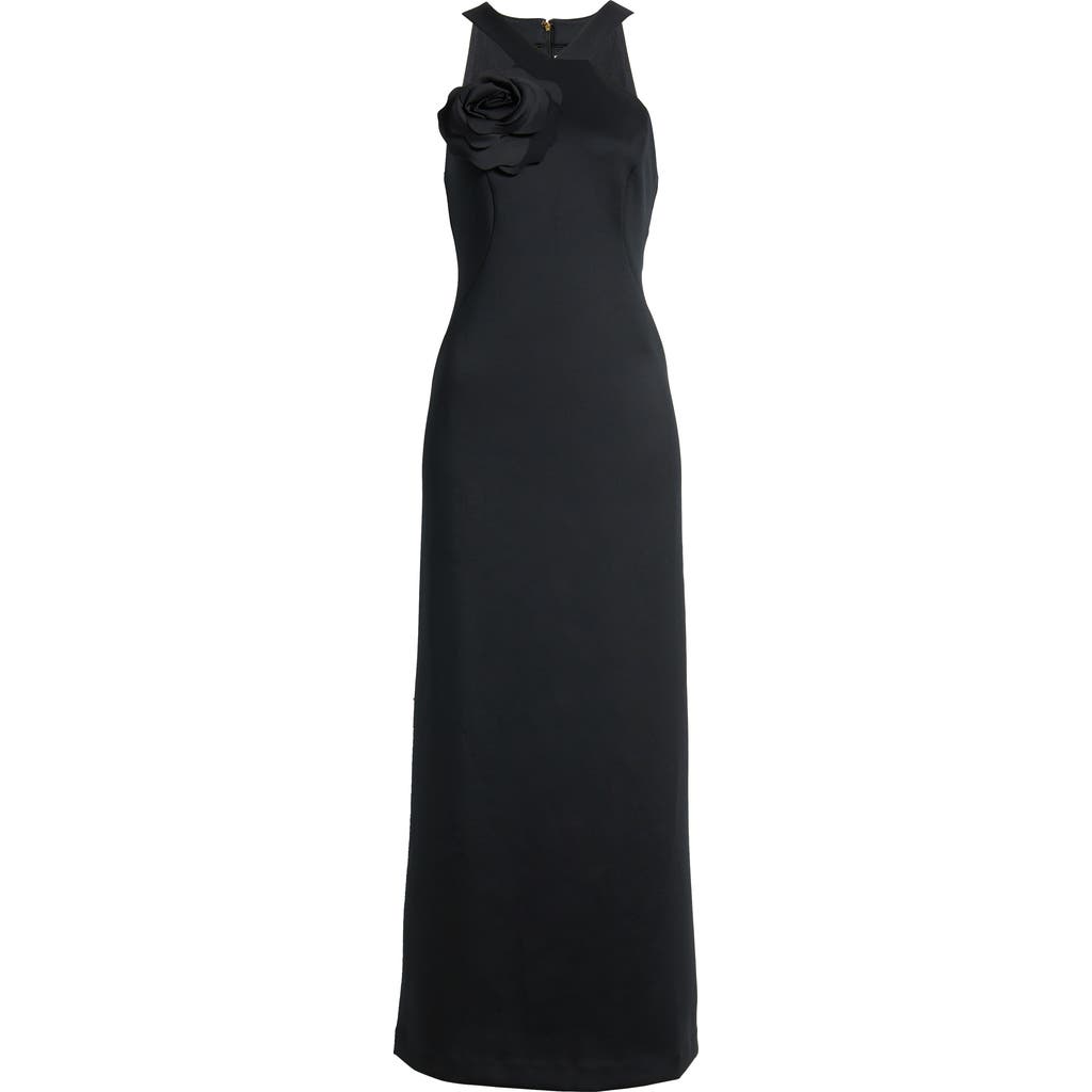 Lilly Pulitzer ® Gianna Rosette Halter Maxi Dress In Black