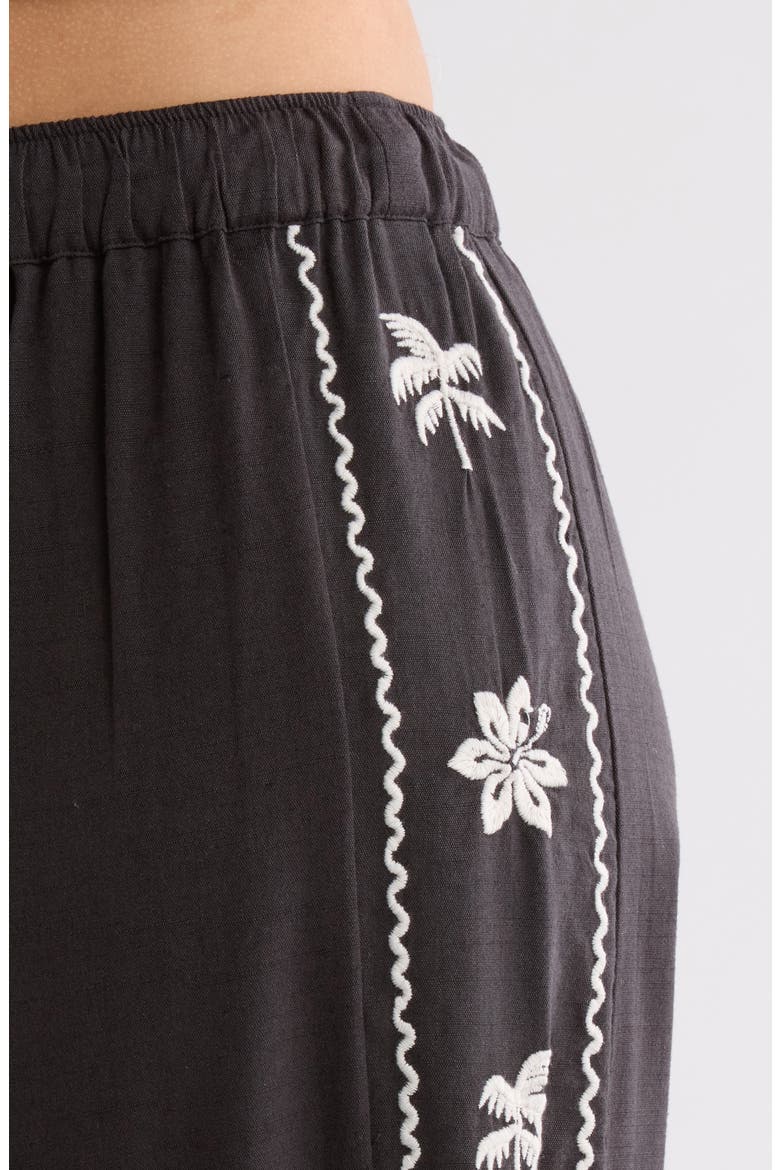 Days End Cotton Blend Drawstring Pants, Alternate, color, BLACK SANDS