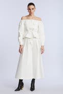 BCBGMAXAZRIA Pleated Front Crop Pant