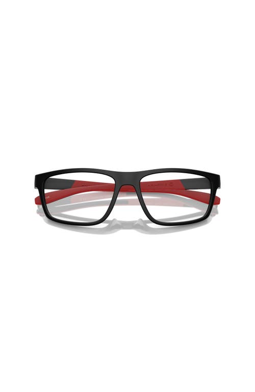 Arnette 56mm Rectangle Optical Glasses In Black