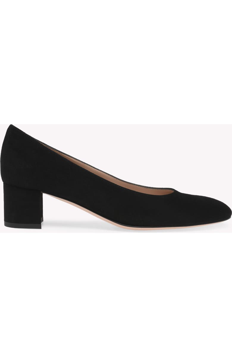 Gianvito Rossi Ryan 45 Pump, Main, color, Black Suede Leather