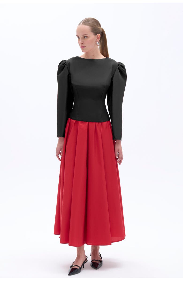 Nocturne Boat Neck Blouse, Alternate, color, 