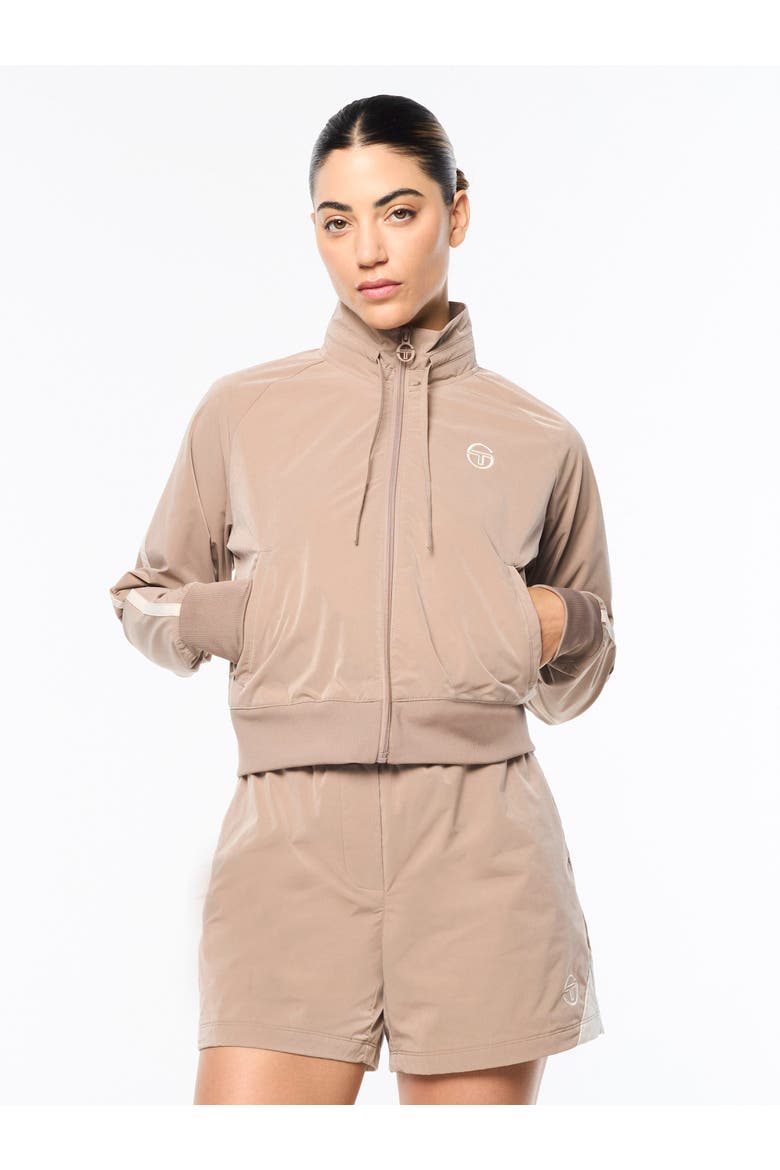 Pippa Track Jacket, Main, color, TAUPE GREY