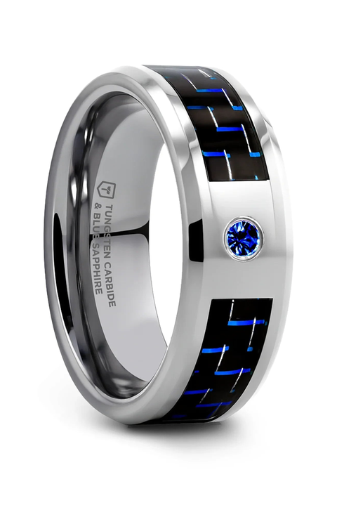 Neptune Tungsten Carbide Wedding Band