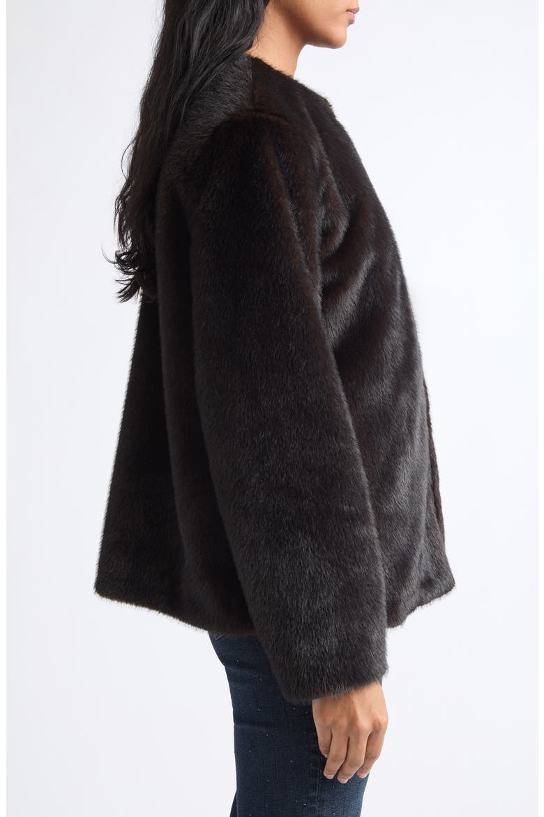 Griselda Faux Fur Coat, Alternate, color, SABLE