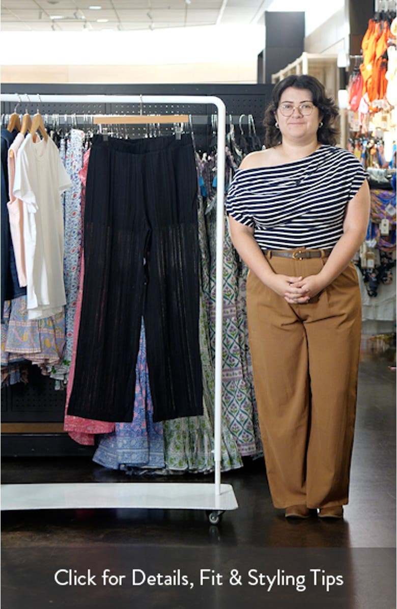 Giana Ladder Stitch Wide Leg Pants, sales video thumbnail