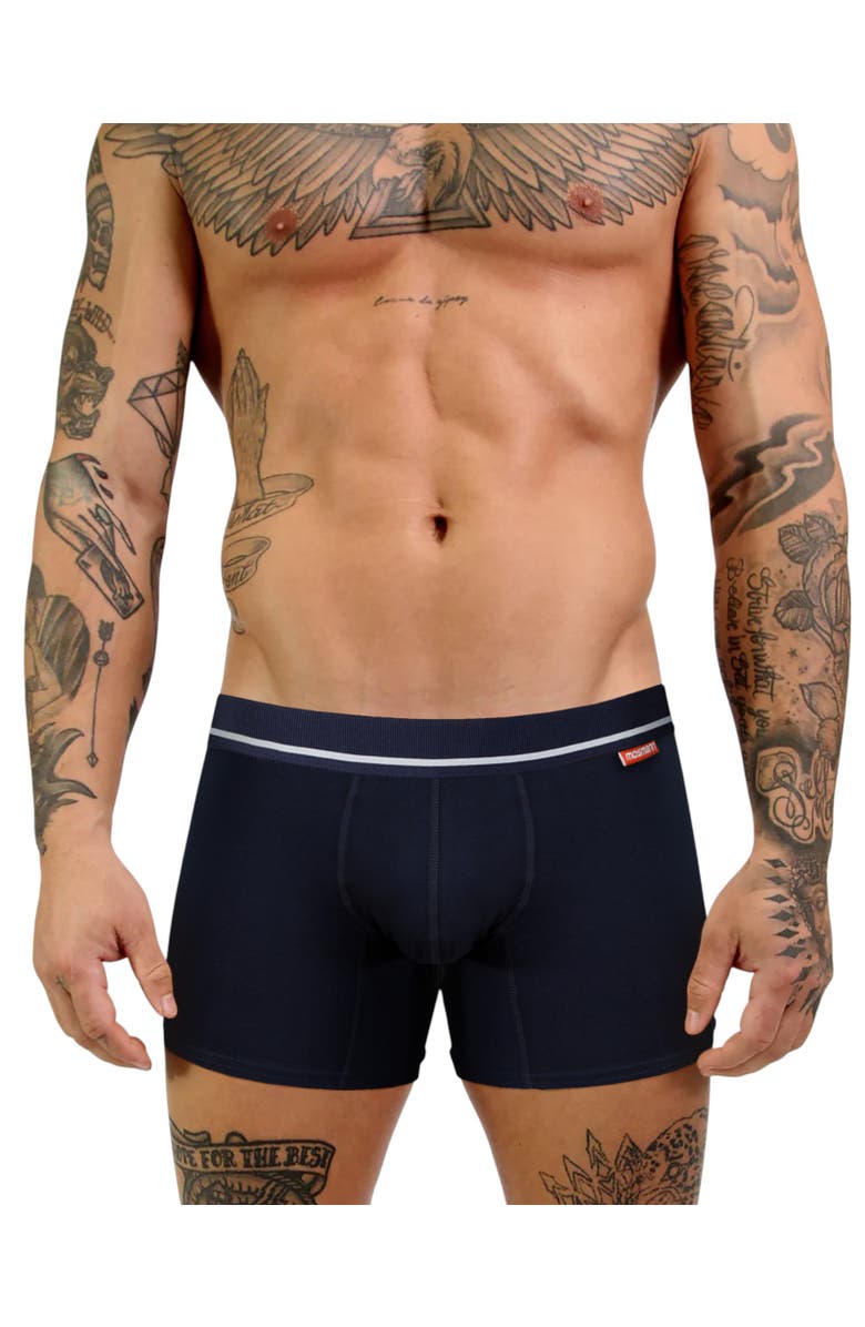 Mosmann Australia Men's Ultra-Soft Boxers, Main, color, Dark Navy