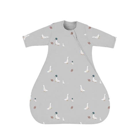 Unisex Baby Long Sleeve Transitional Swaddle Sleep Sack, Easy Diaper Changes, 1.0 TOG