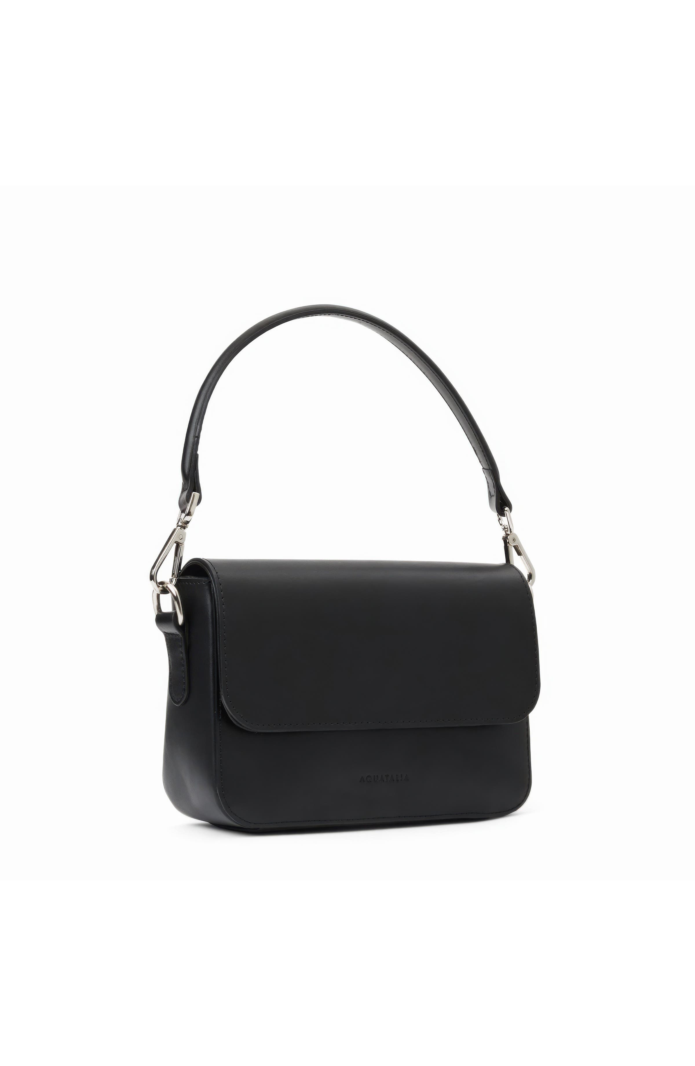 Aria Crossbody Bag, Alternate, color, BLACK LEATHER