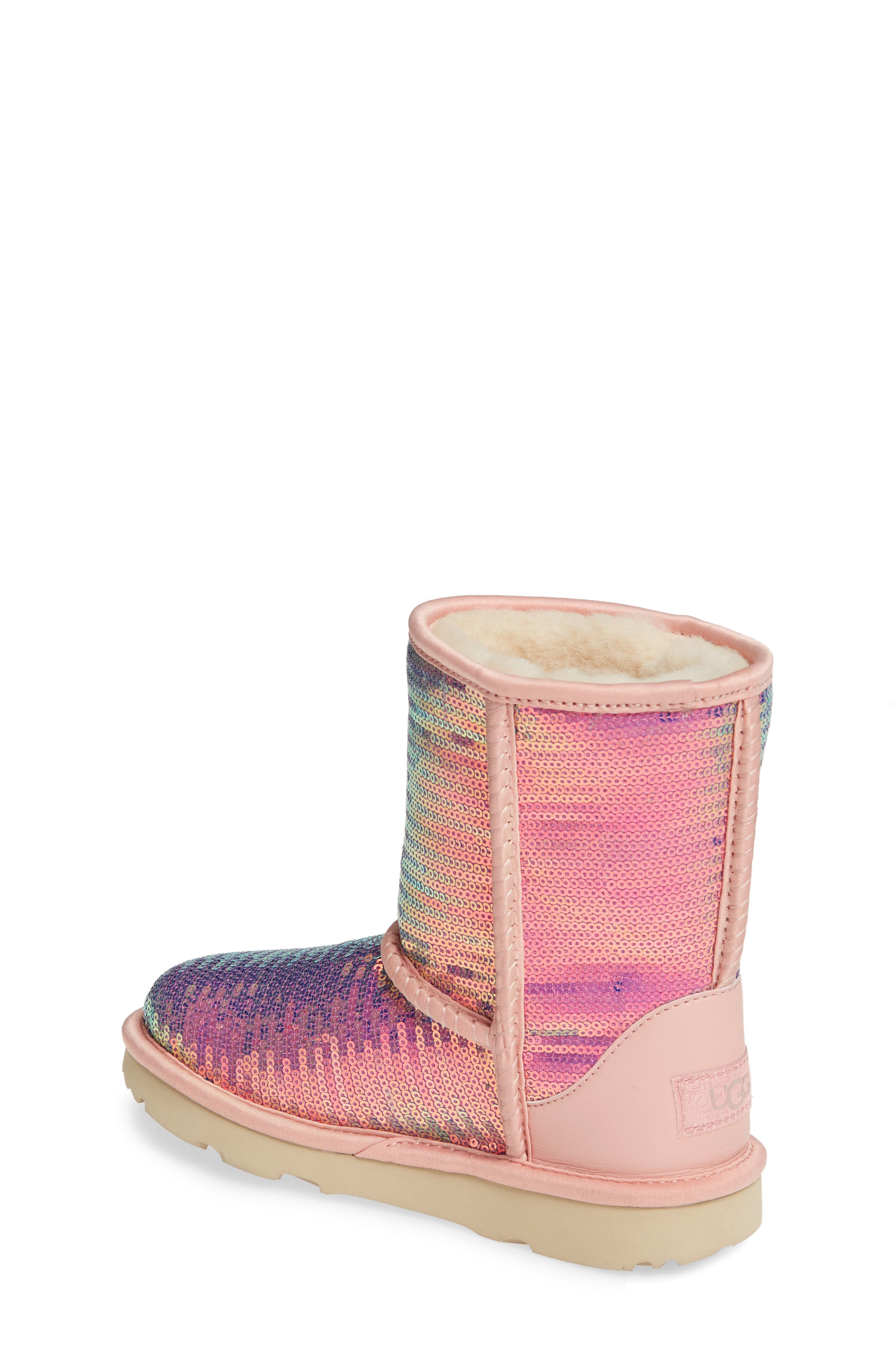 UGG<sup>®</sup> Classic Short II Sequin Boot, Alternate, color, 