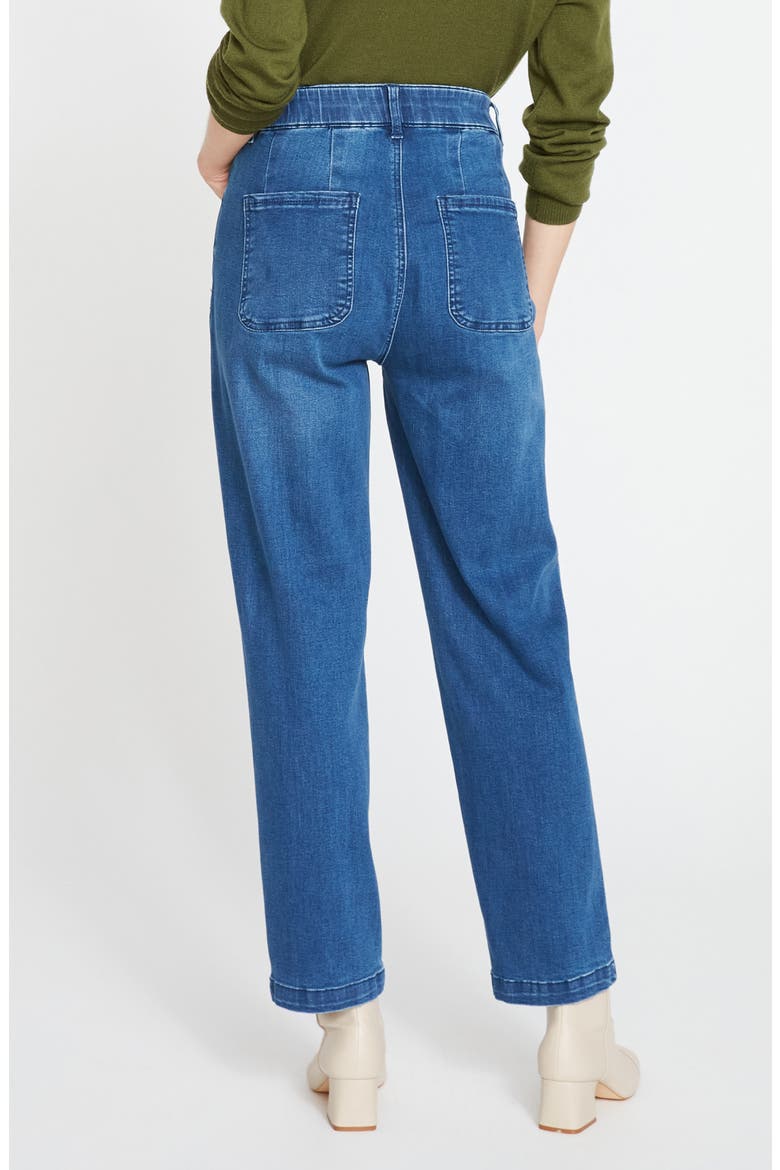 Weekend Straight Leg Jeans, Alternate, color, TRUE BLUE