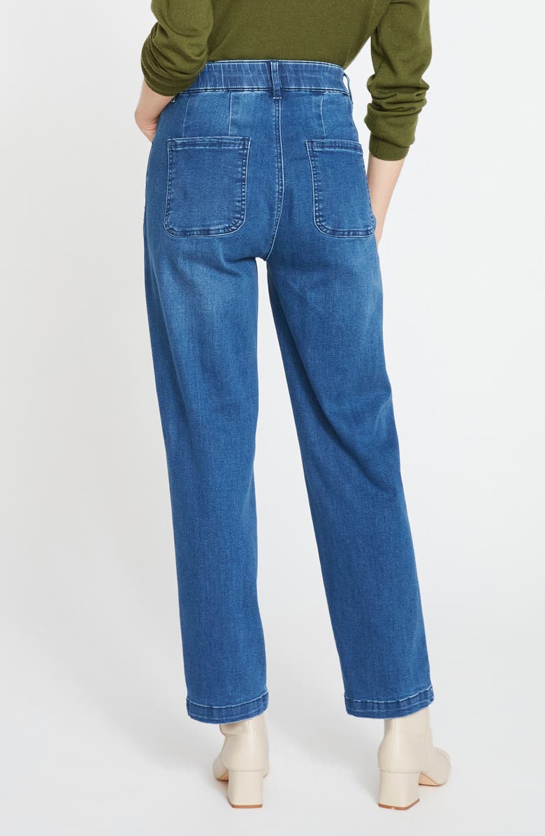 Universal Standard Weekend Straight Leg Jeans, Alternate, color, True Blue