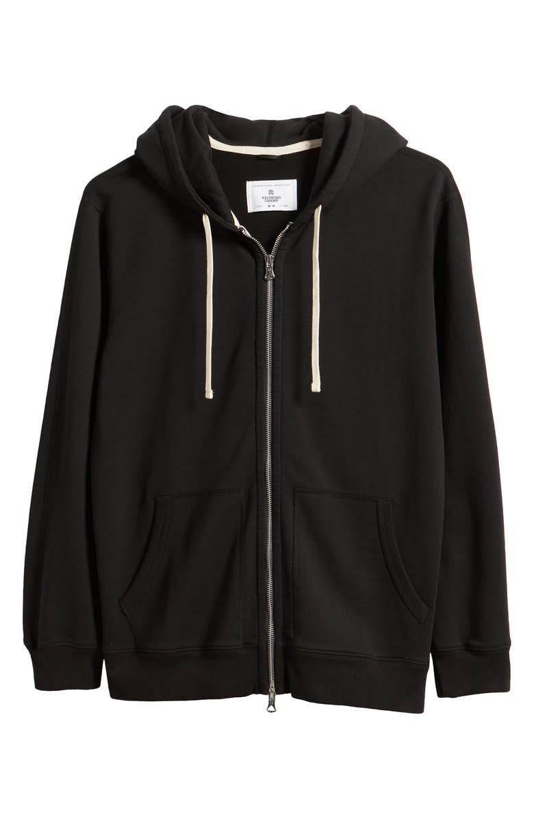 Reigning Champ Midweight Terry Classic Full Zip Hoodie, Alternate, color,